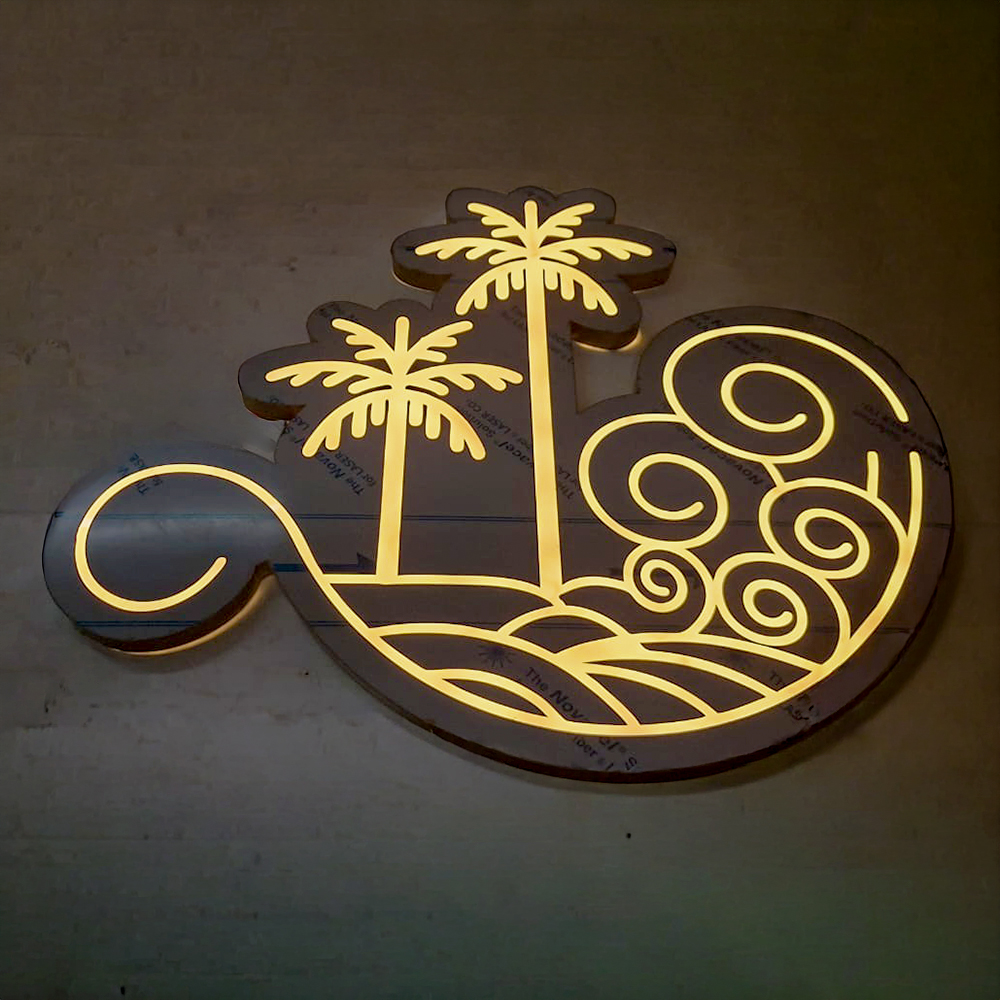 Face Lit Letters
