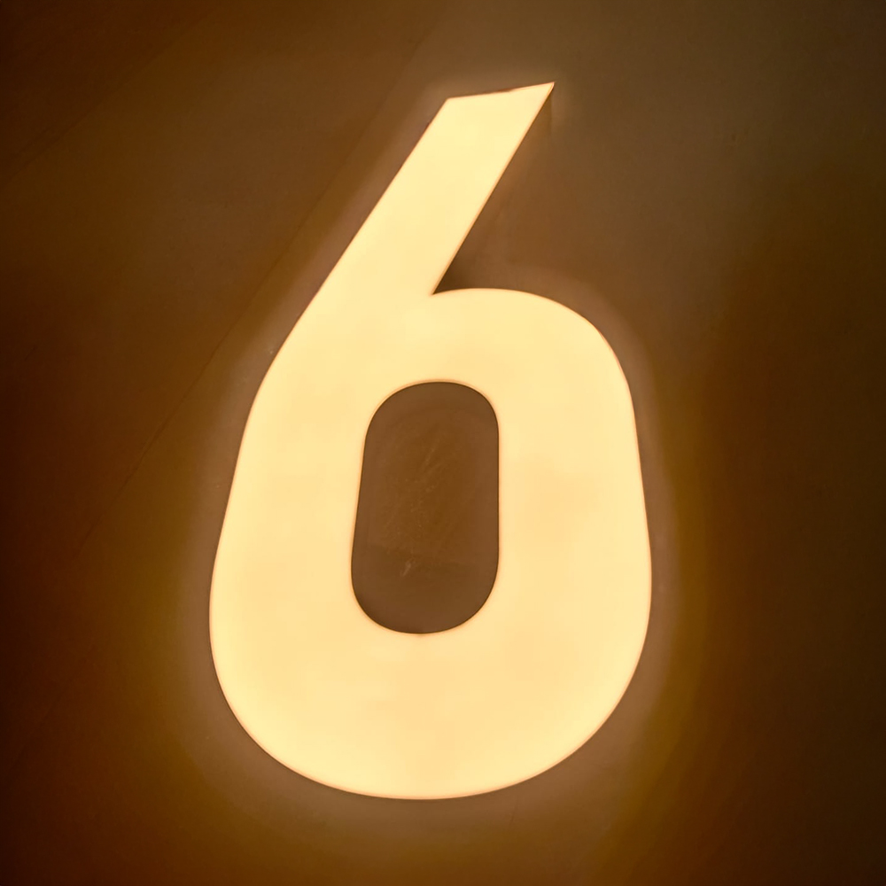 Face Lit Letters