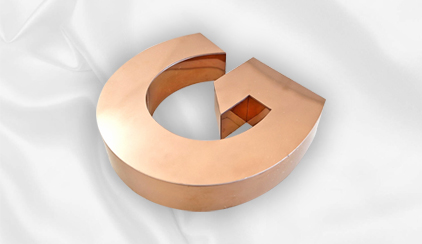 Rose Gold Letters