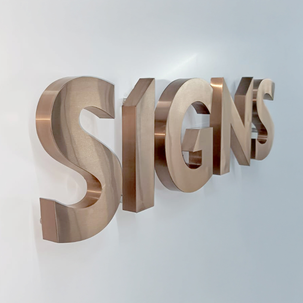 Rose Gold Letters