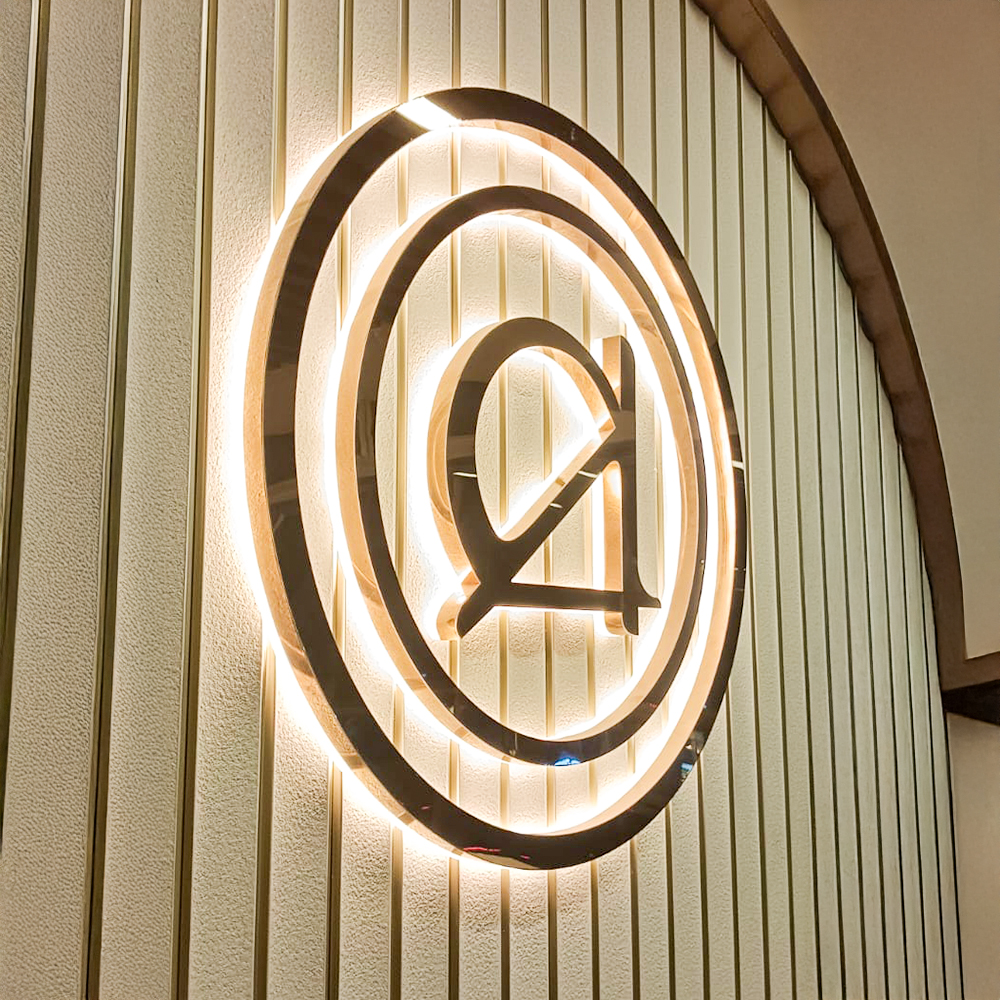 Edge Lit Sign