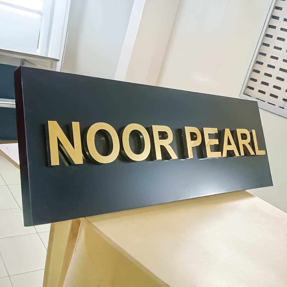 Edge Lit Sign