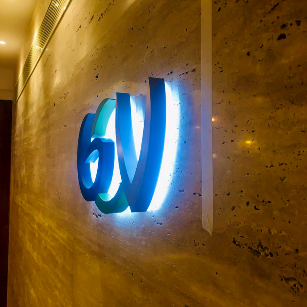Edge Lit Sign