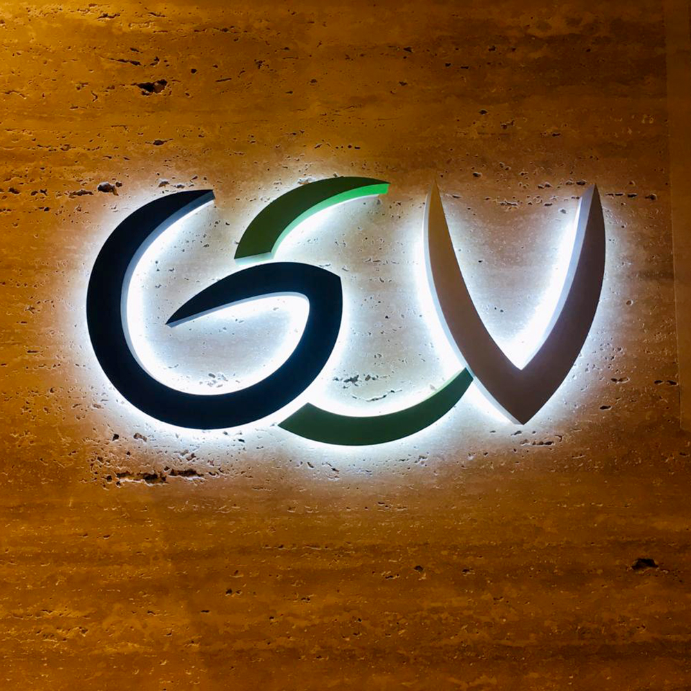 Edge Lit Sign