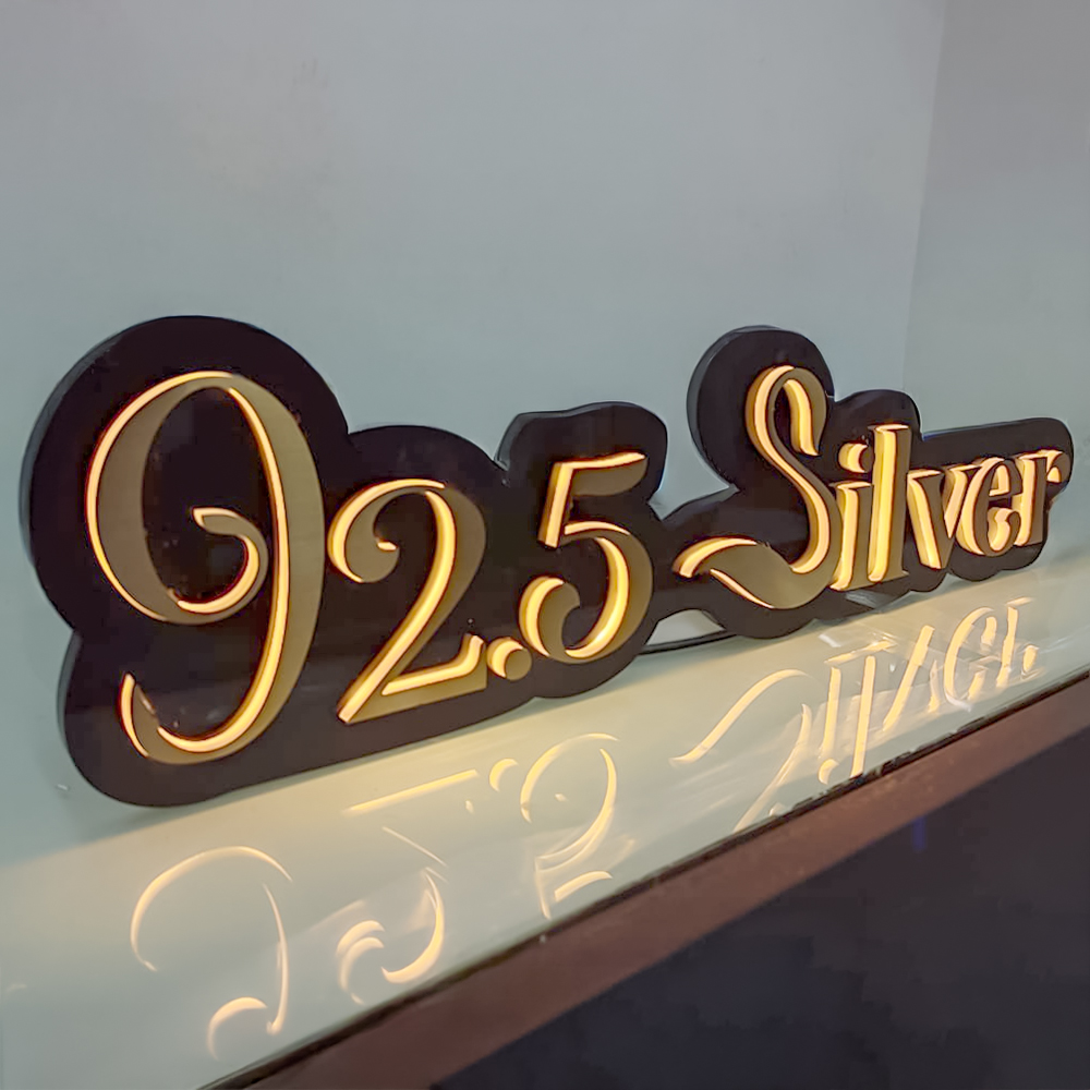 Edge Lit Sign