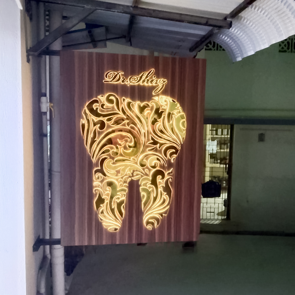 Edge Lit Sign