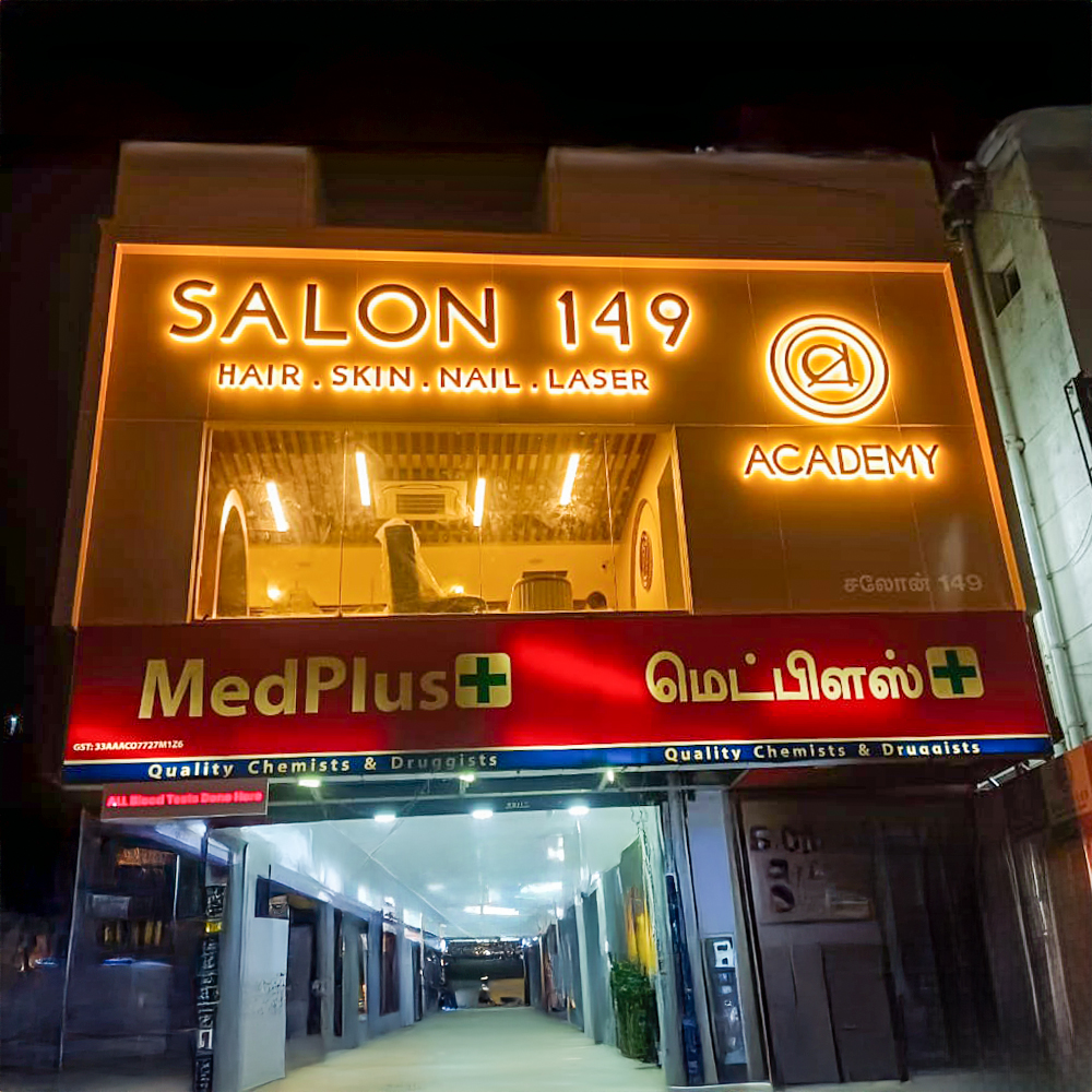 Reverse Lit Sign