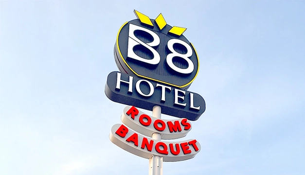 Pole Sign - Outdoor advertising signage